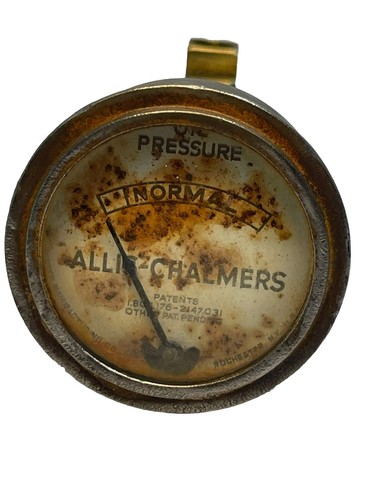 Manómetro de presión de aceite para motor Allis Chalmer G N62 Continental potencia y montaje de latón - Imagen 3 de 7