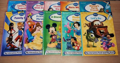 Disney My Interactive Point And Play 10 Bücher Set.
