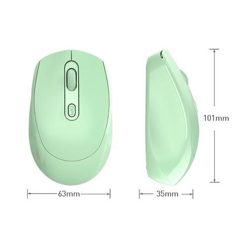 Wiederauf ladbar Drahtlose Maus 2.4G + Bluetooth Computer-Maus Bluetooth-Maus - Bild 2 von 17