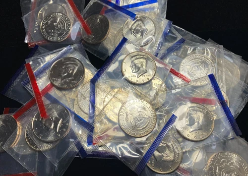 (20) 1998 D (20) 1998 P US MINT SEALED UNCIRCULATED KENNEDY HALF DOLLARS