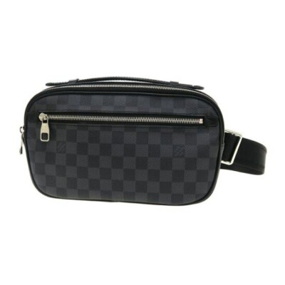 LOUIS VUITTON Damier Graphite Ambreil Shoulder Bag N41289 LV Auth