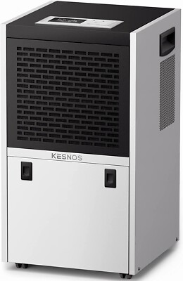 Kesnos 155 Pint Commercial Dehumidifier with 6.56ft Drain Hose For 7500 Sq. Ft