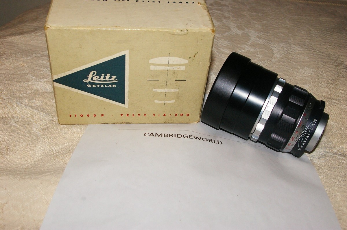 LEITZ WETZLAR TELYT 200mm/F4 レンズ 200mm Telyt Leica [#1501100 F für