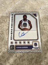 2023–24 Donruss Optic Usman Garuba Signature Series Auto #SS-GAU Warriors