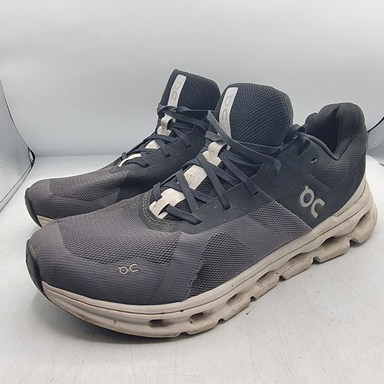 On Cloud Cloudrunner Mens 10 Black Eclipse Frost … - image 4