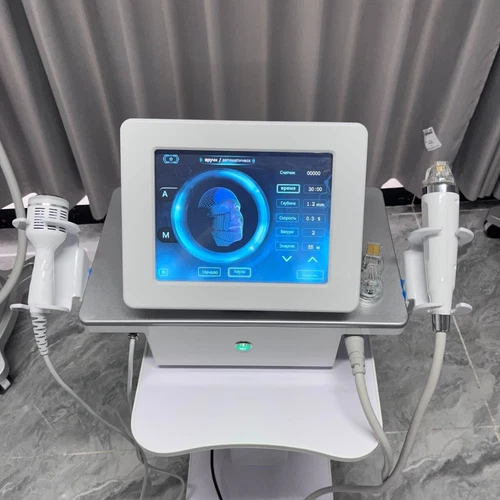 2 in 1 Facial RF Fractional Machine Skin Lifting Scar Wrinkle Removal Skin Care - Picture 1 of 18