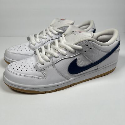 Size 11.5 - Nike Dunk Pro ISO SB Low Orange Label - White Navy for