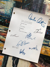 The Outsiders Movie Script 125 Pages Tom Cruise Matt Dillon Autographs