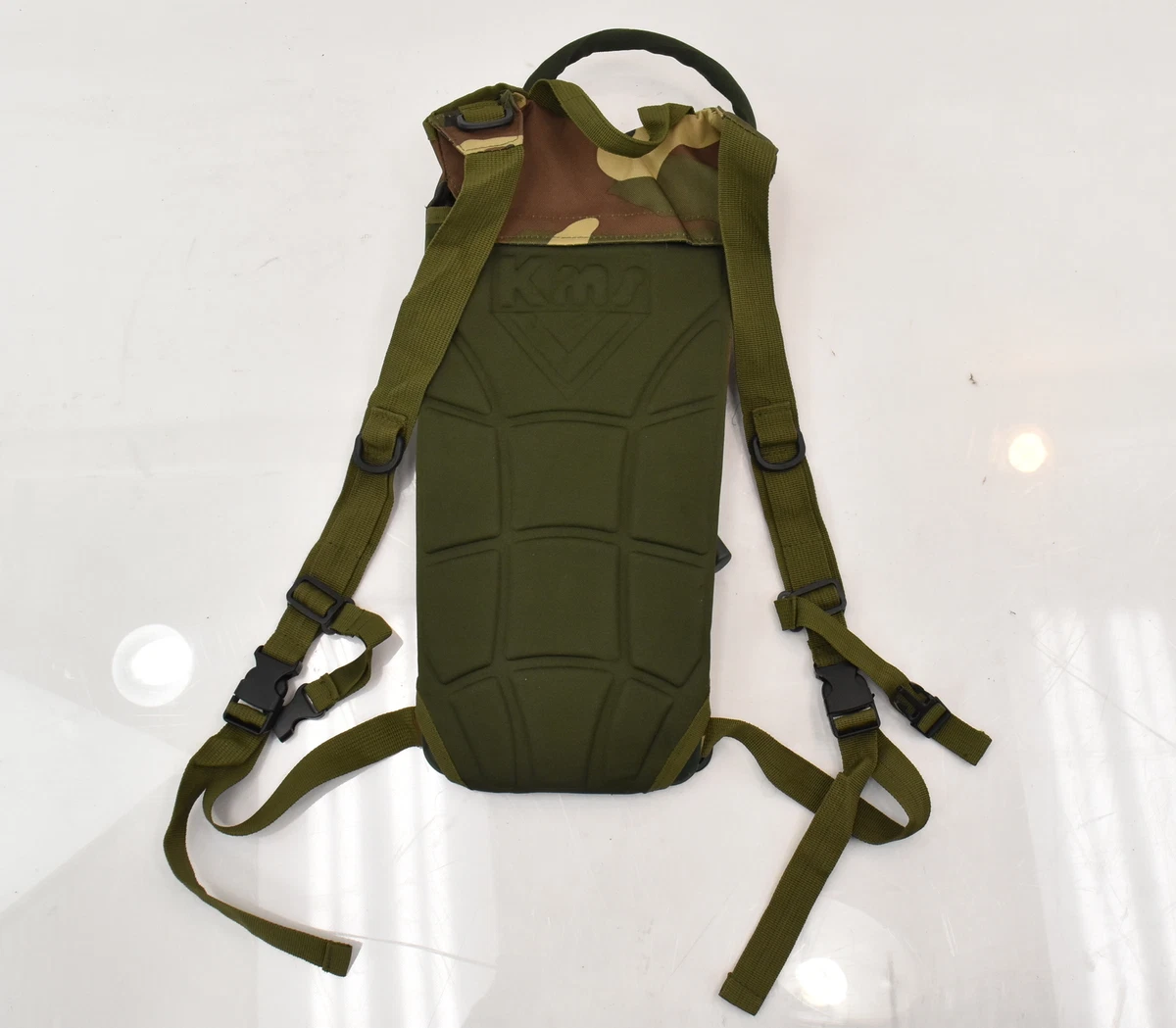 KMS 2.5 Liter Hydration Backpack Green Camouflage Bag Includes Bladder and  Hose | eBay