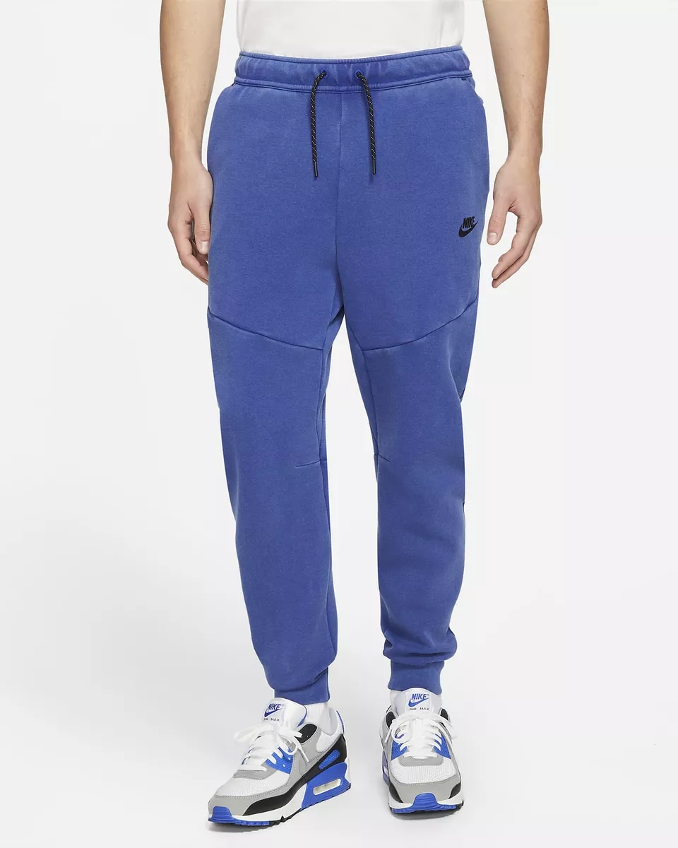 agenda Aan de overkant Riskeren Nike Tech Fleece Joggers Pants Cuffed Washed Royal Blue Black CZ9918-455 XL- TALL | eBay