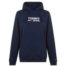 Image of TOMMY JEANS CORPORATION MEN'S OTH HOODIE NAVY XS NEW RRP £80