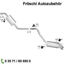 für Vw T4 Bus Kasten 2.5 TDI Abgasanlage komplette Auspuffanlage Auspuff u*