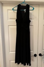 Jessica Howard Long Black Evening Dress Size 12