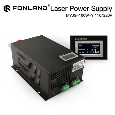 MYJG-100W-Y 100W CO2 Laser Power Supply with Current Display for 100W Laser Tube