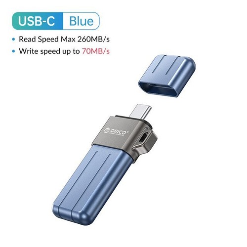 ORICO USB 3.2 Pen Drive 260MB/S Type-C Flash Drive 128GB 64GB 256GB for iPad MAC - 第 9/9 張圖片
