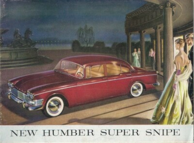 Humber Super Snipe Serie III 1961-62 Deutscher Markt Verkaufsprospekt 