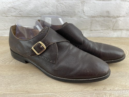 cole haan monk strap brown