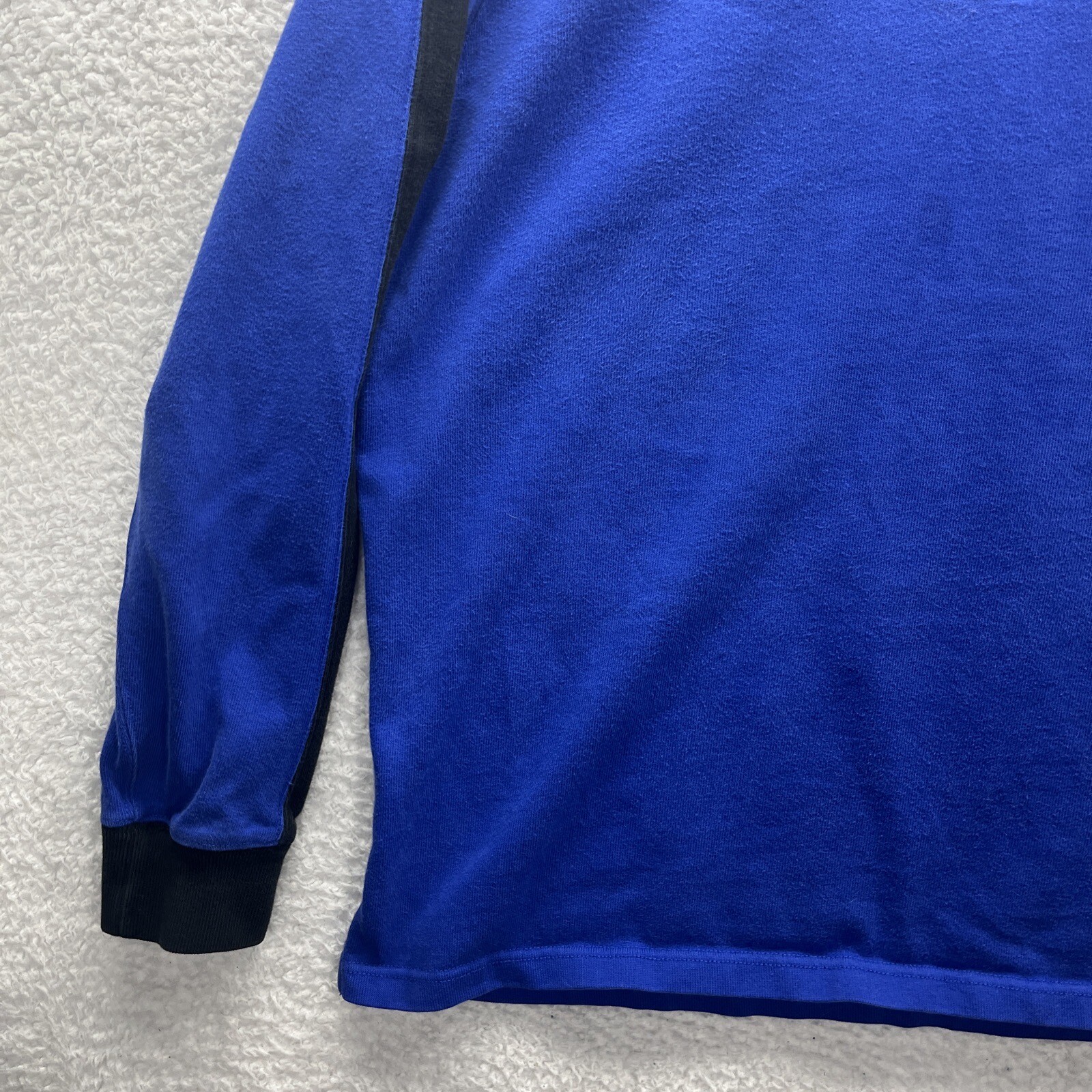 Polo Ralph Lauren maglione uomo piccolo blu 1 4 bottoni pony pullover trafilato