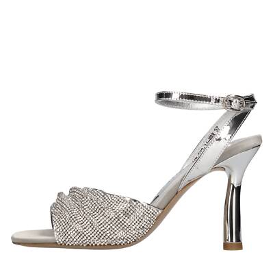 441M-222-14-MRR Sandalen EMANUELLE VEE Damen Silber Vu00025_eman