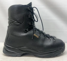 KENETREK HARD TACTICAL BOOTS  BLACK LEATHER WORK BOOTS  420-HK  MEN'S 12 M