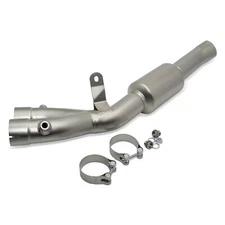 Exhaust catalytic converter connection pipe LeoVince for Yamaha MT-10/FZ-10