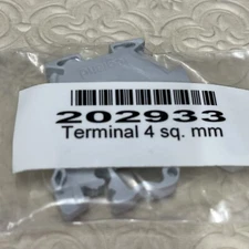 RS 4 sq.mm Standard Feed Through Terminal Blocks & Accessories