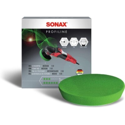 SONAX PROFILINE SchaumPad medium 150 (1 Stück) Polierpad Politur Pad