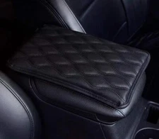 TrexNYC Armrest Cushion, Center Console Cover for Car, Truck, SUV, Black