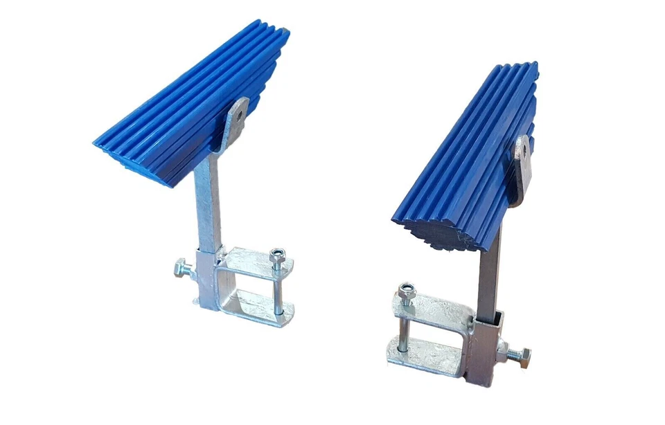 Boat Trailer Skid Pair 30cm Long Blue Trailer Boat Centering Unit With 8" Yokes - image 2 of 4