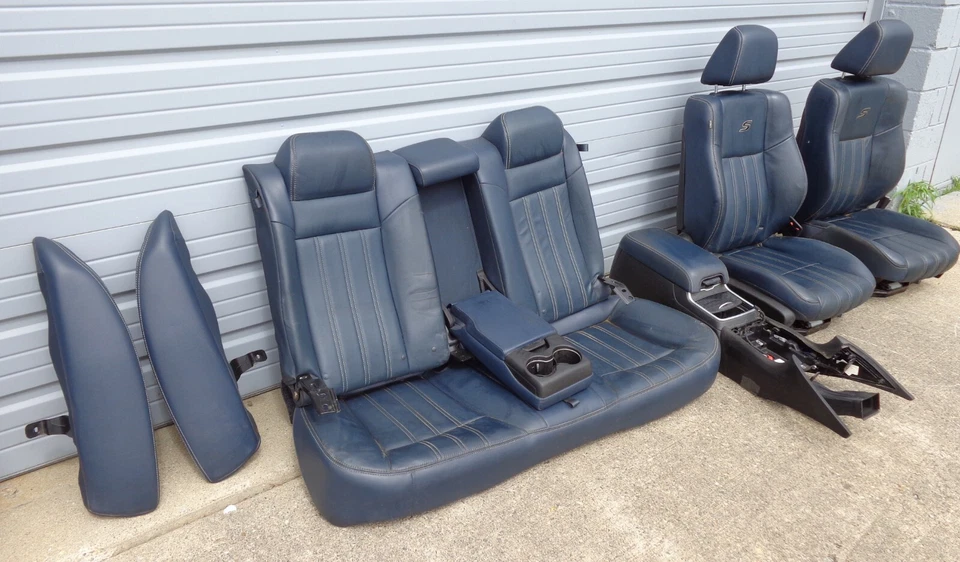 Chrysler 300 2016-2019 asientos delanteros izquierdo derecho trasero conjunto completo de cuero S OEM Foto 4 de 4