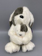 Dakin Plush Mama  Baby Sheep Dog 9" with Tag 1985 Vintage
