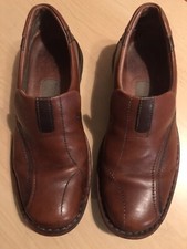 Men's Clarks, Gessler Step Slip-On 26171776 Dark Tan Leather Sz 9M