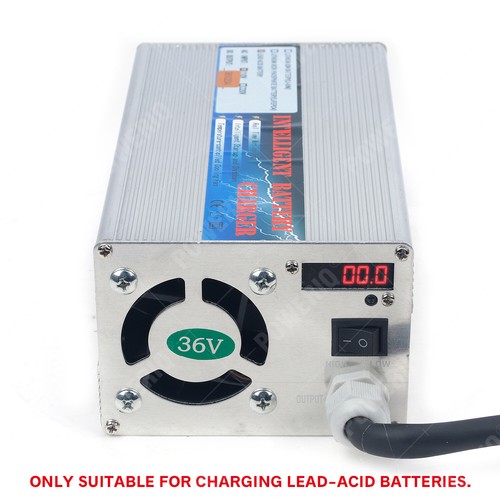 36 Volt 20 Amp Golf Cart Battery Charger LED with Triangle Plug for EzGo RXV TXT - Picture 16 of 17