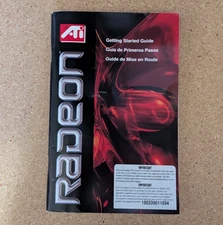ATI Radeon 9800/9700/9500 Series Graphics Card MANUAL INSTRUCTIONS ONLY 2003 Vtg