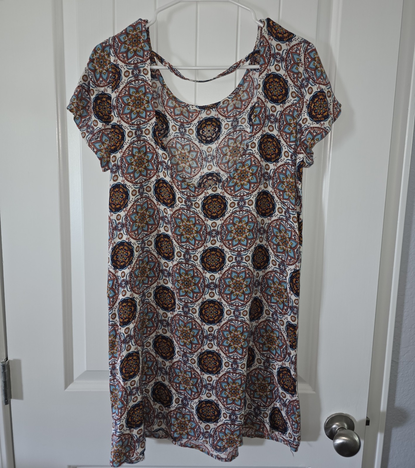 Lulus Perfect Getaway Printed Shift Mini Dress Si… - image 3