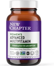 New Chapter Women's Advanced Multivitamin (120 Veg Tabs) Exp 6/26