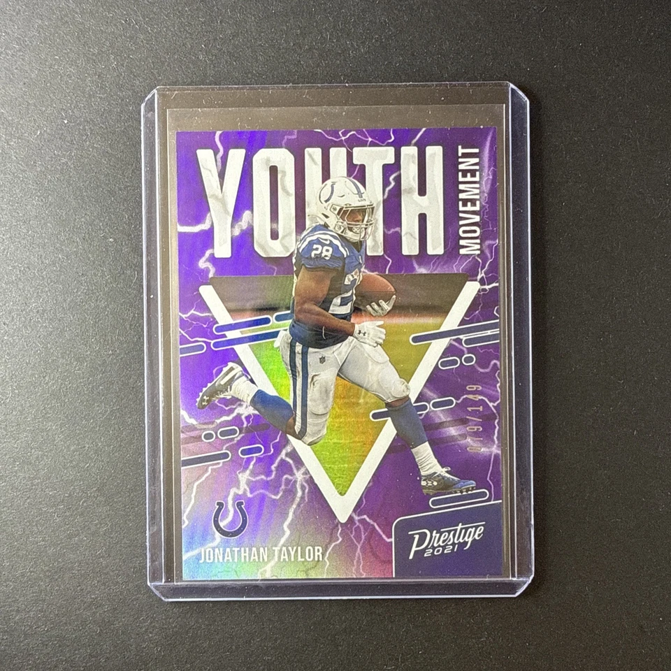 2021 Prestige Youth Movement Purple Jonathan Taylor /149 Indianapolis Colts - Image 3 of 3