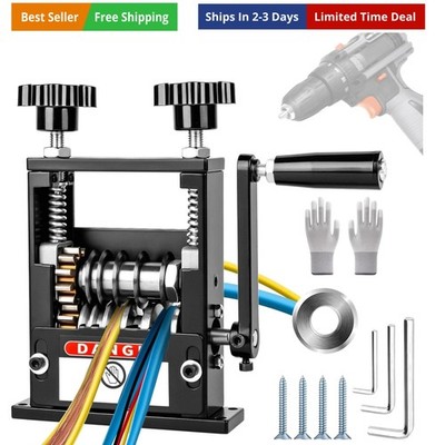 Wire Stripper Tool, Manual Wire Stripper Machine with 6 Channels and 5 Blades...