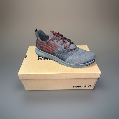 Reebok Men's New Lite Rush Running Shoes Black/White/red Brand New In Box 11.5