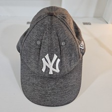 New Era 9FORTY New York Yankees Hat Charcoal Grey Heathered Adjustable...