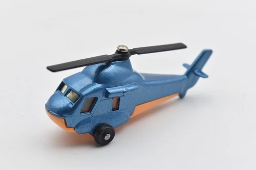 Matchbox Superfast MB75 Seasprite Helicopter blue. Made in Bulgaria. Lesney
