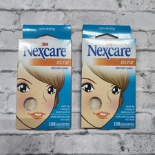 2x Nexcare Acne Blemish Cover, Skin Cover Absorbs Pus  Oil From Clogged Pores