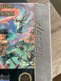 Wizards and Warriors (NES) NTSC USA CART & SLEEVE.