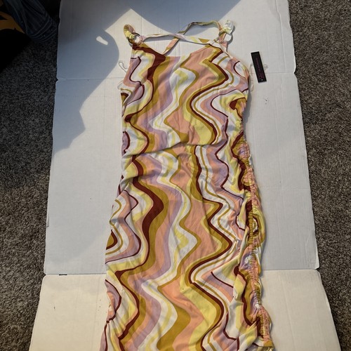 No Boundaries Multi Color Bodycon  Casual Dress XL