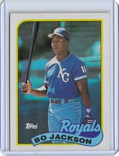 1989 Topps - No. 540 - Bo Jackson - Kansas City Royals