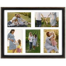 , 11x14 Collage Picture Frame with Five 4x6 Inch Opening, Horizontal and Vert...