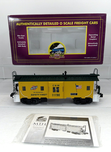 MTH Premier 20-90016F Chicago Northwestern Bay Ventana Caboose #11190 Calibre O Nuevo | Zustand: New