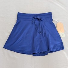 New Blogilates Women's Trailblaze Slit Skort Activewear Athletic Royal Blue XS