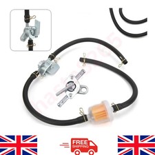 6mm Inline Fuel Tank Tap w/ Filter Hose Set for Diesel/Petrol ATV Universal