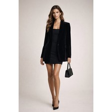 Endless Rose Blazer Womens M Black Statement ...